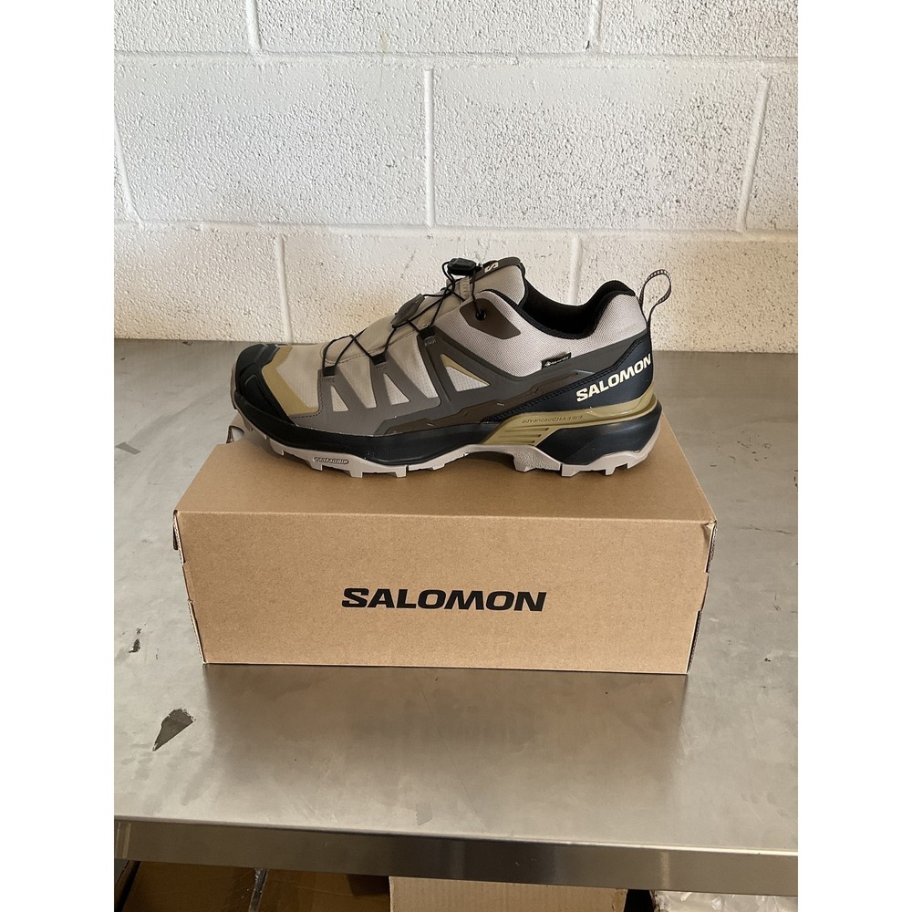 Salomon XUltra 360 GTX Hiking Shoes Men's Size 12 Vintage Khaki/Falcon New Other